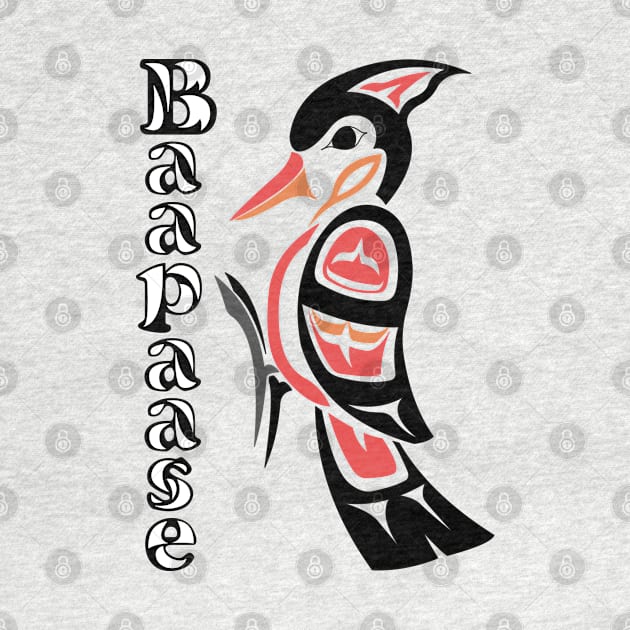 Red-Headed Woodpecker (Baapaase) by KendraHowland.Art.Scroll